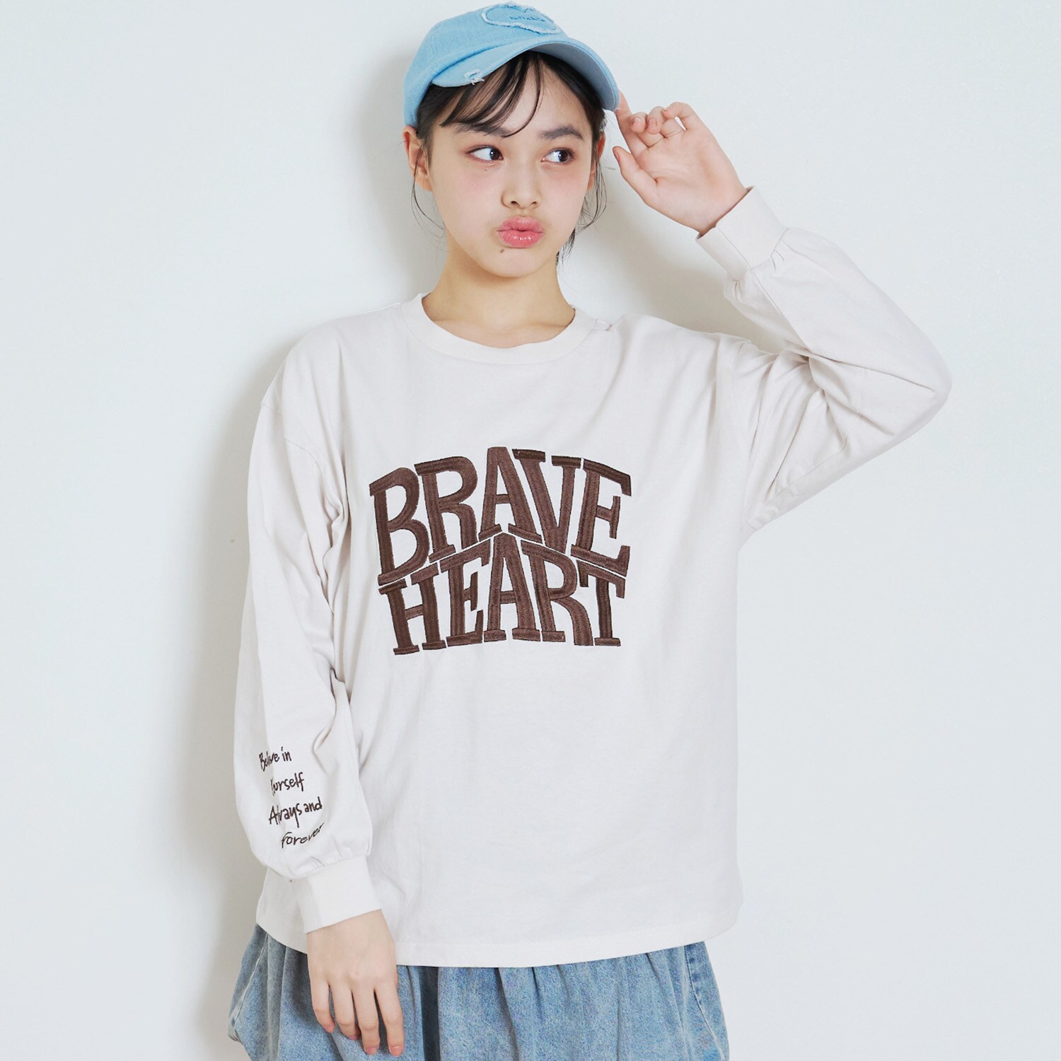 【GOODPRICE】【LTXC/綿100%】ビックロゴカラー長袖T