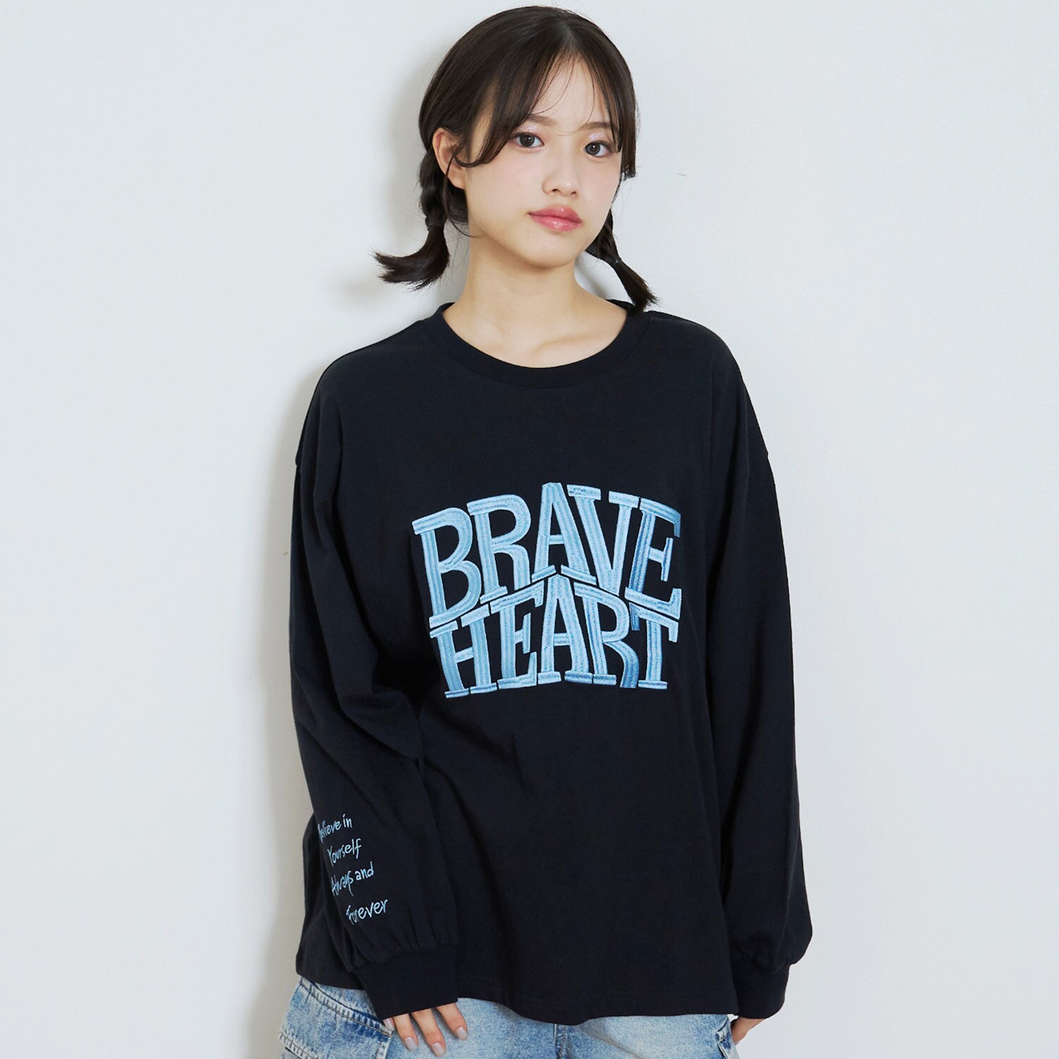 【GOODPRICE】【LTXC/綿100%】ビックロゴカラー長袖T