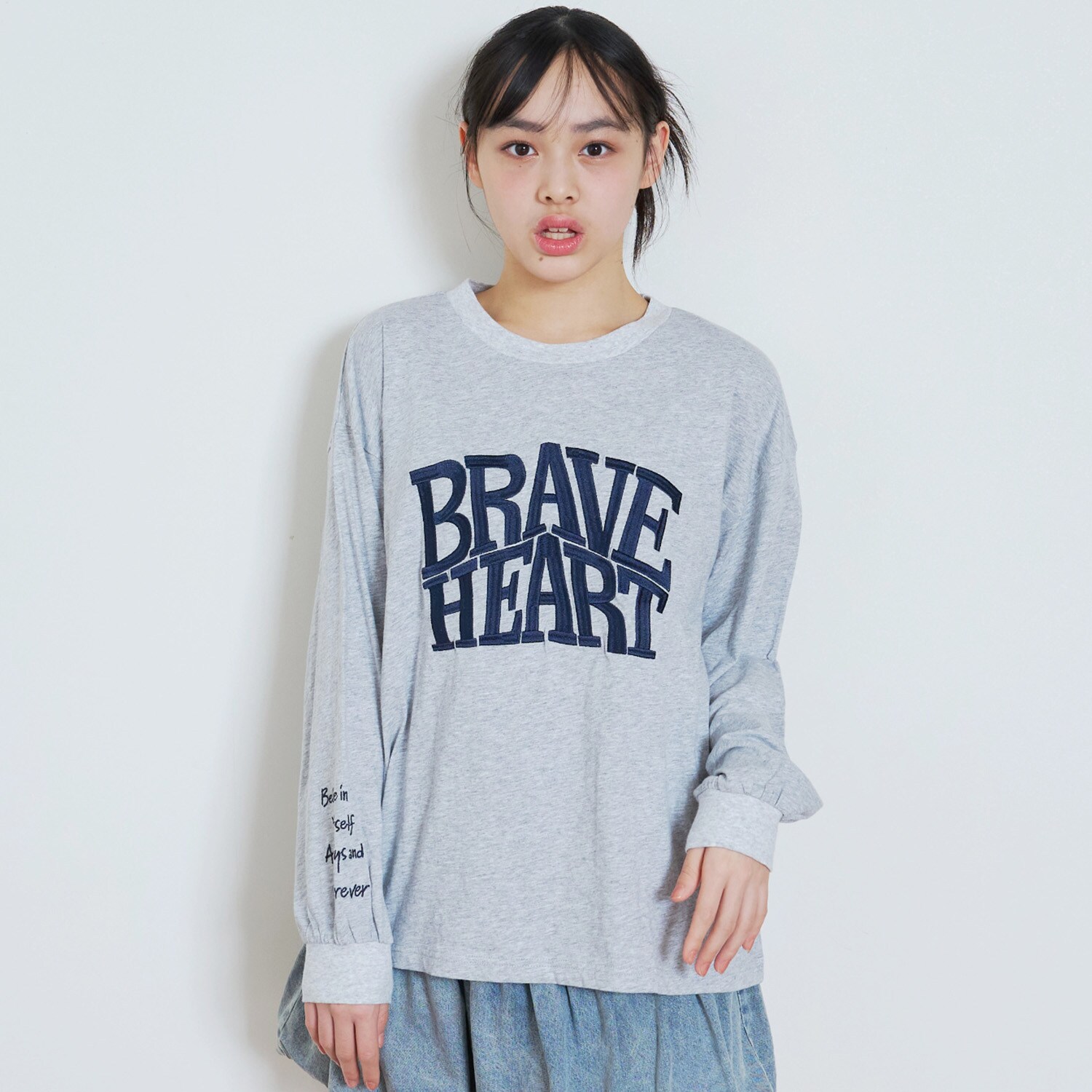 【GOODPRICE】【LTXC/綿100%】ビックロゴカラー長袖T