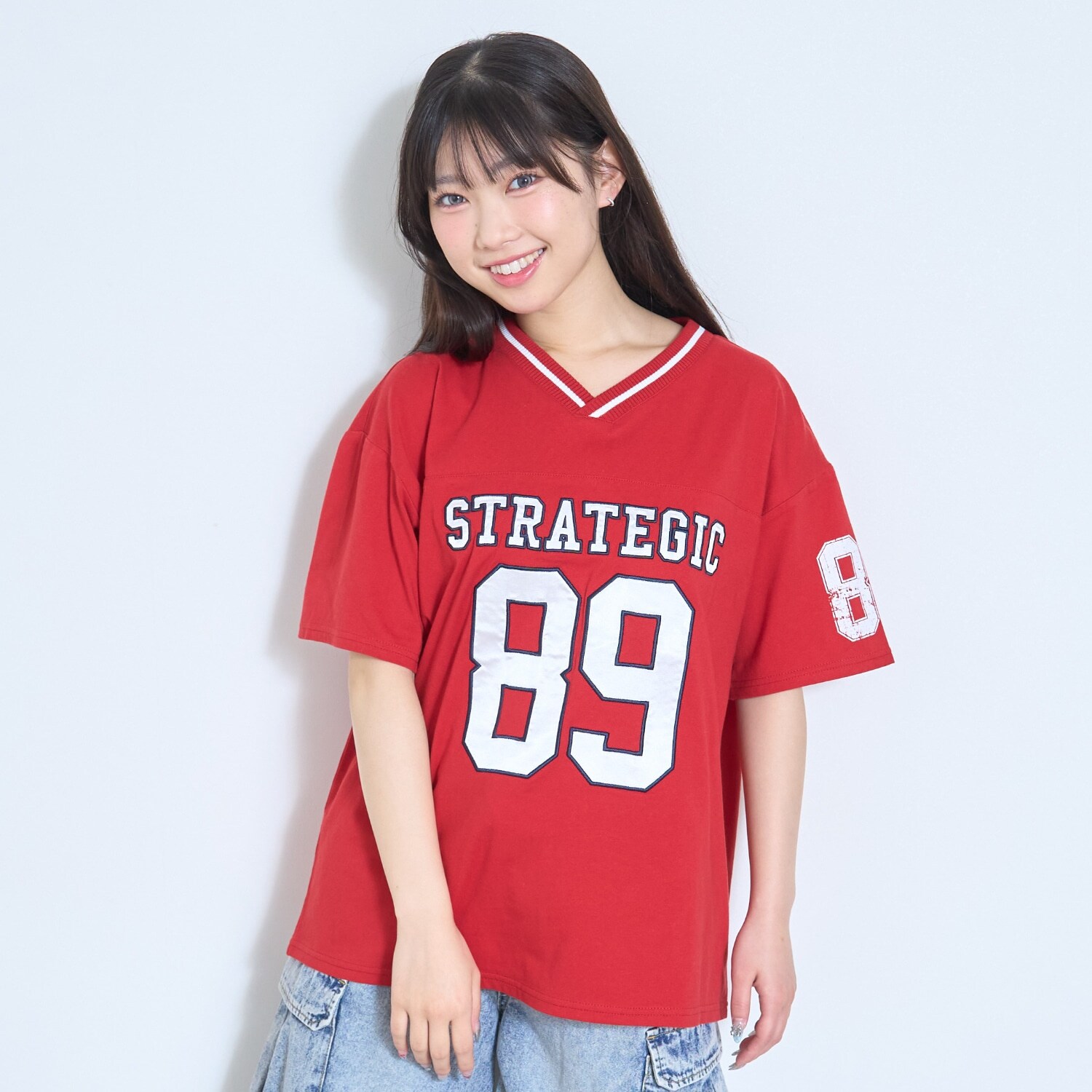 【LTXC/綿100%】ナンバーアップリケ半袖T