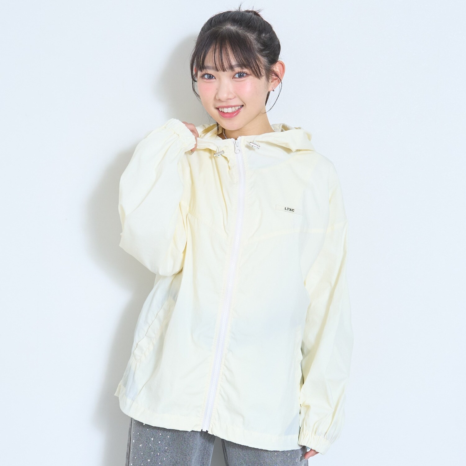 【LTXC/UV/防花粉】ナイロンジップブルゾン