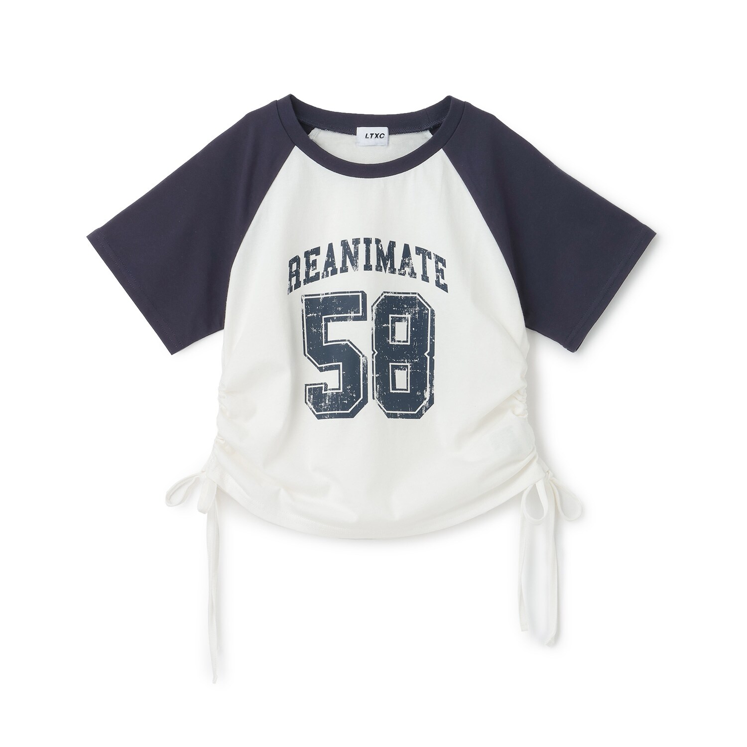 【LTXC/綿100%】ドロストナンバーラグラン半T