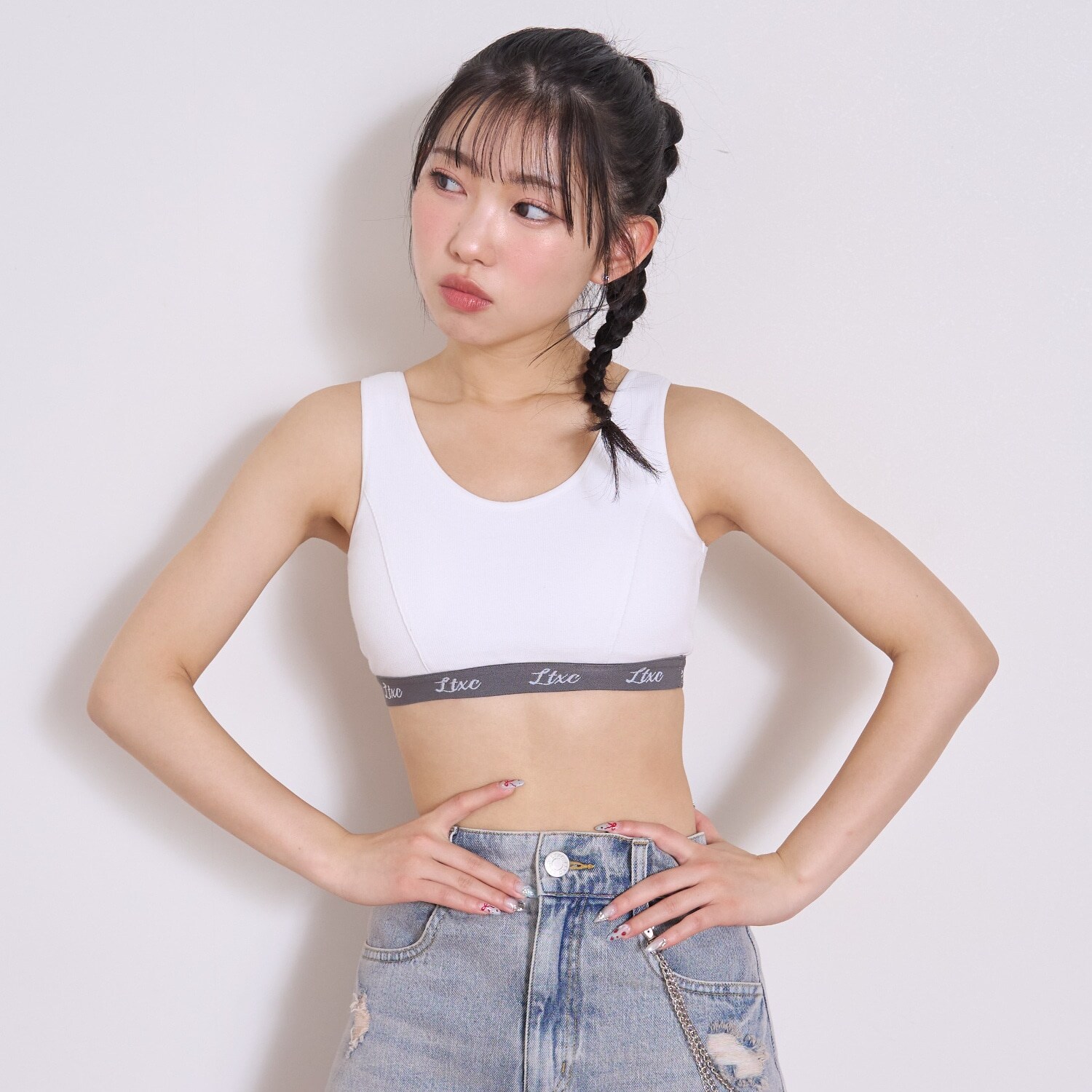 【LTXC】タンク型ハーフトップ