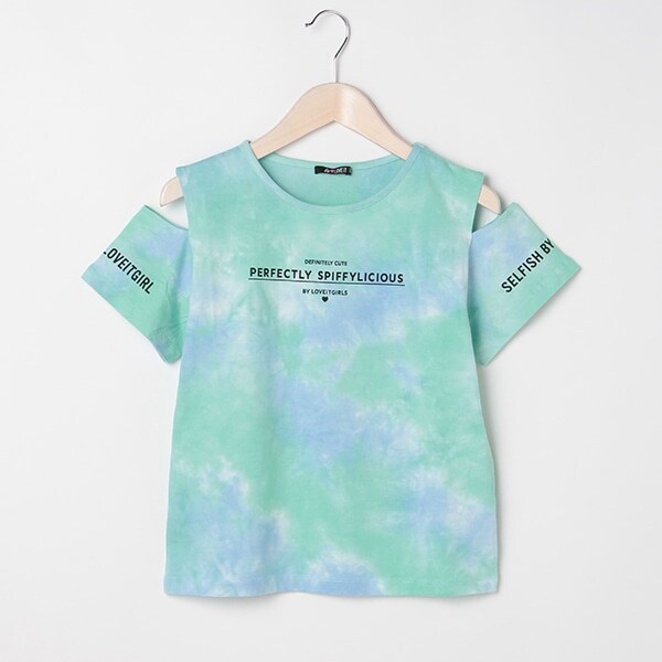 タイダイ風プリントTシャツ