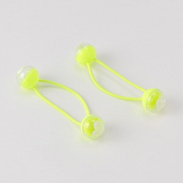 丸玉ヘアポニー2個セット