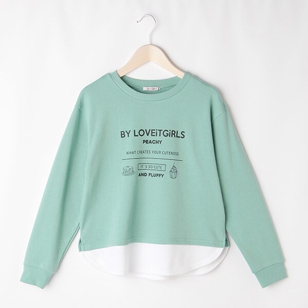 【プチプラ】レイヤード風トレーナー