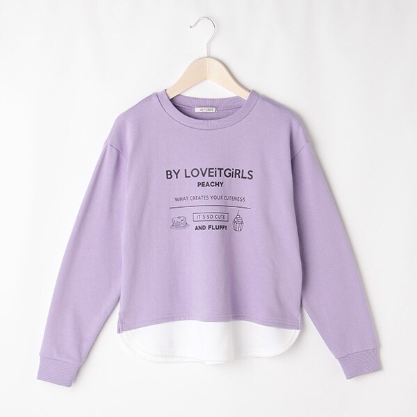 【プチプラ】レイヤード風トレーナー