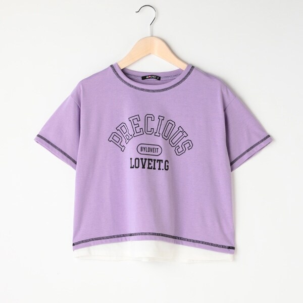 レイヤード風半袖Tシャツ