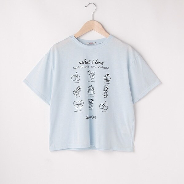 モチーフ半袖Tシャツ【PTPR】