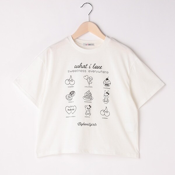 モチーフ半袖Tシャツ【PTPR】