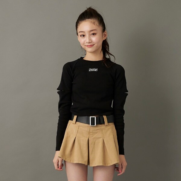 袖スリット長袖Ｔシャツ