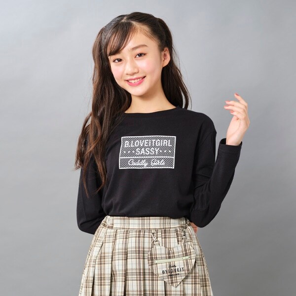 【WEB限定】オーガンパッチプリント長袖Tシャツ