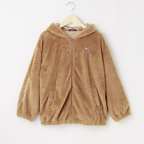 クマ耳ファーパーカー