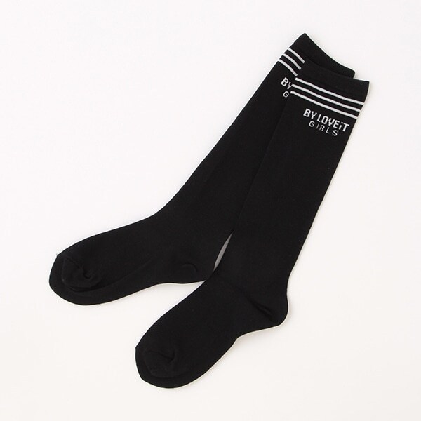 ロゴラインハイソックス【日本製】