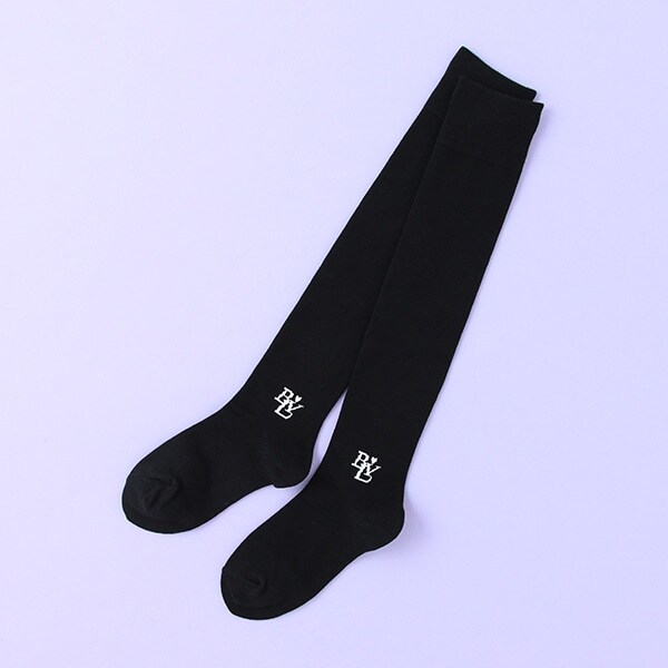 マーク入りニーハイソックス【日本製】