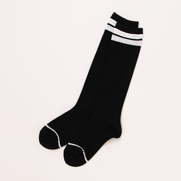 ラメラインハイソックス【日本製】