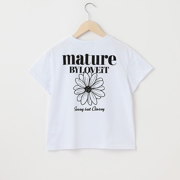 オーバーサイズフラワーTシャツ