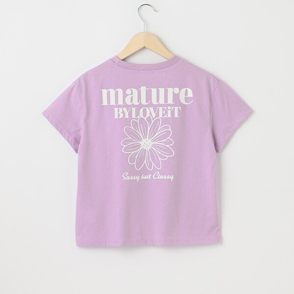 オーバーサイズフラワーTシャツ