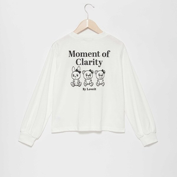 ラビ子バックプリント長袖Tシャツ