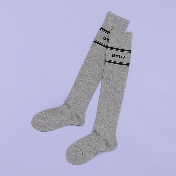 BYLGロゴニーハイソックス【日本製】