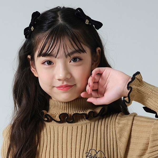 ベルベットリボンクリップ2個セット【日本製】