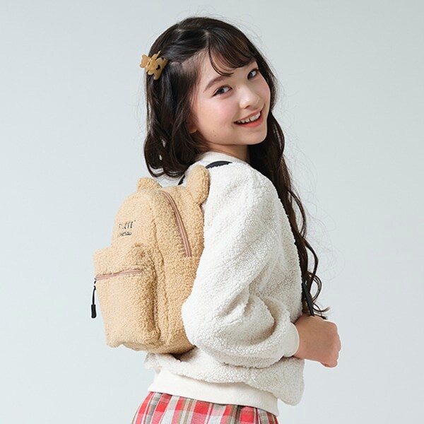 クマ耳ボアミニリュック