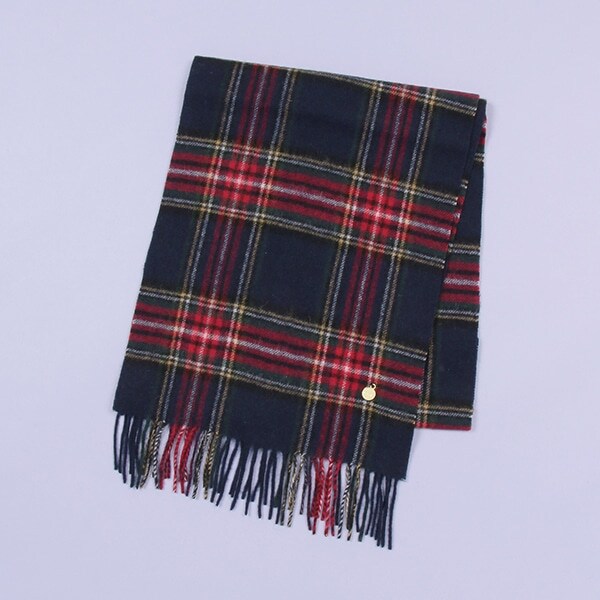 リッチチェックマフラー【日本製】