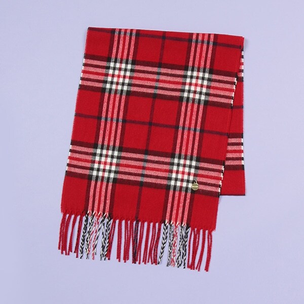 スクールチェックマフラー【日本製】