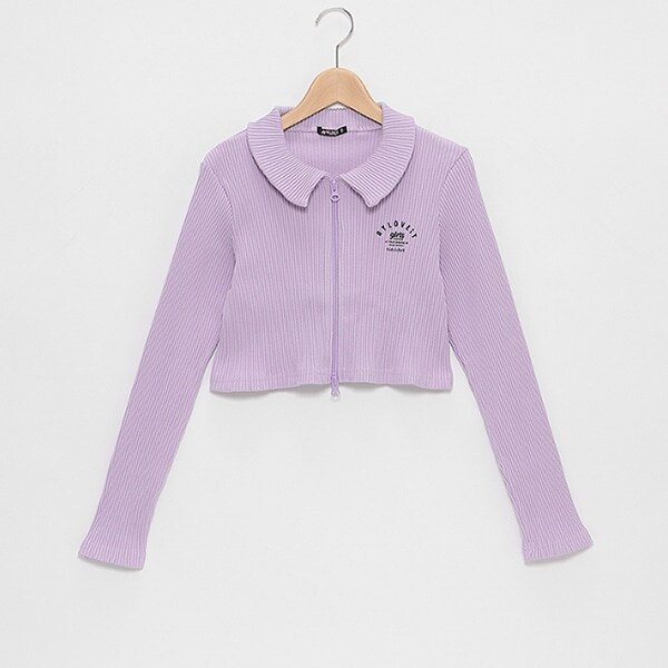 ダブルジップテレコカーディガン