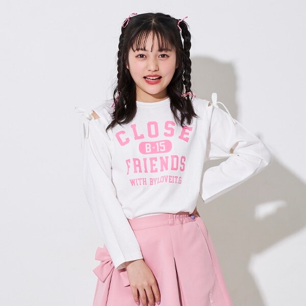 【WEB限定】肩あき長袖Tシャツ