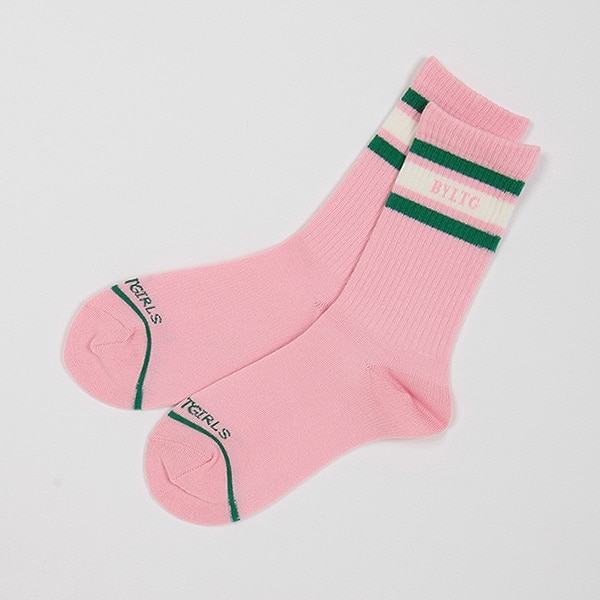 BYLTGロゴクルーソックス【日本製】