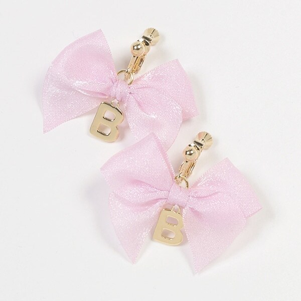 リボンイヤリング【日本製】