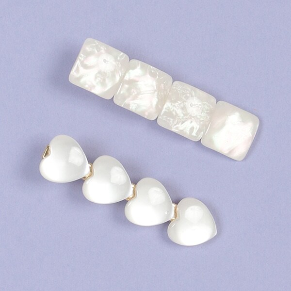 ハート＆スクエアクリップセット