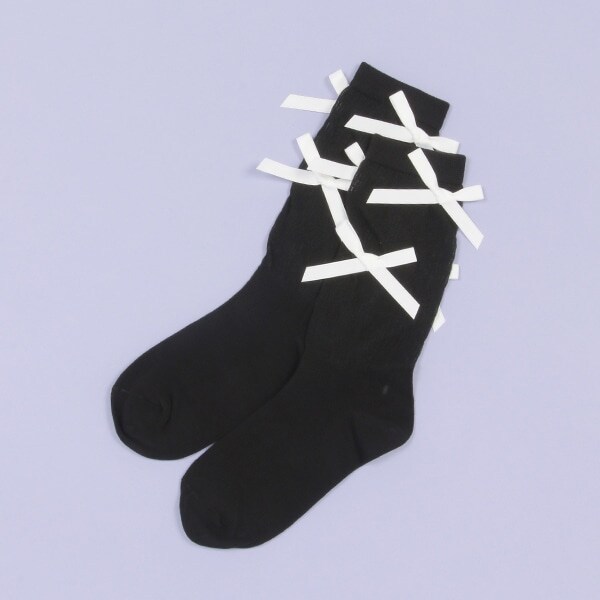 リボンクルーソックス