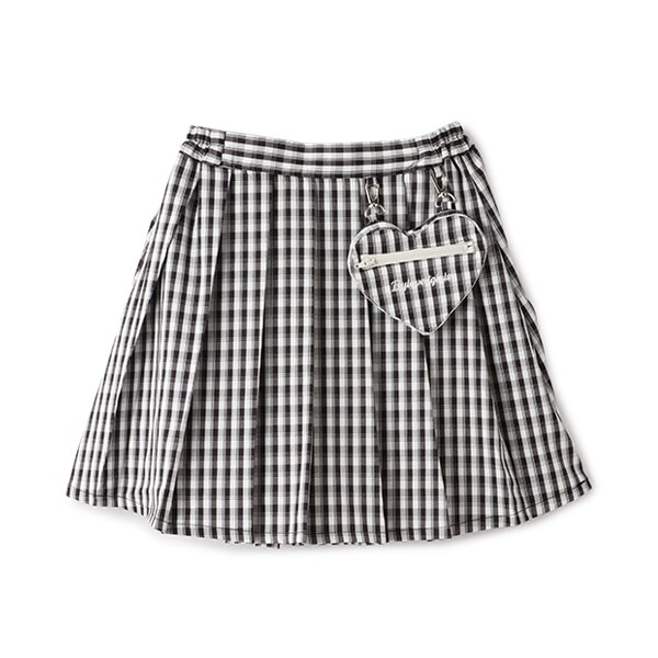 【ニコ☆プチ掲載】ハートポシェット付きスカート