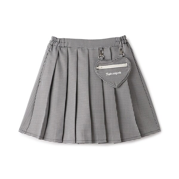 【ニコ☆プチ掲載】ハートポシェット付きスカート