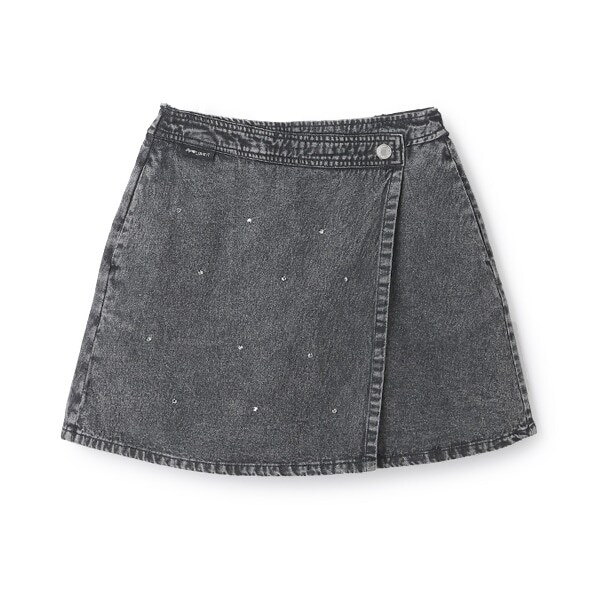 ビジューラップスカート