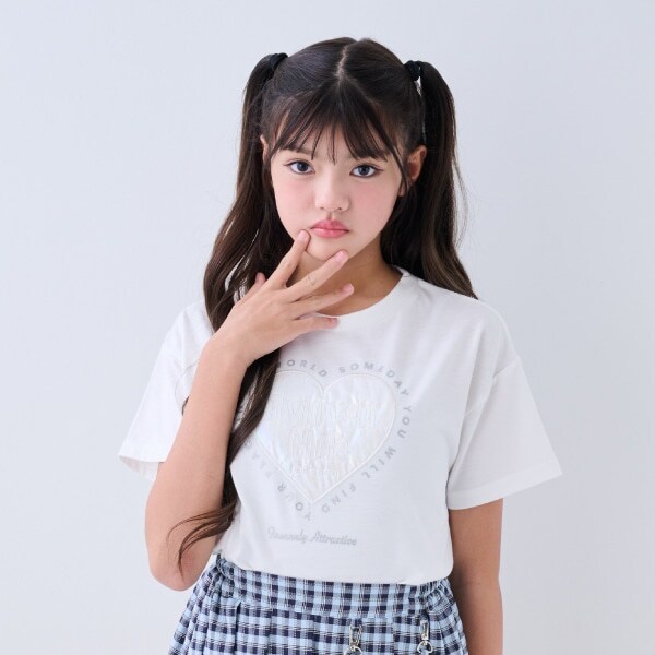 【大好評につき再入荷】ハートパッチTシャツ