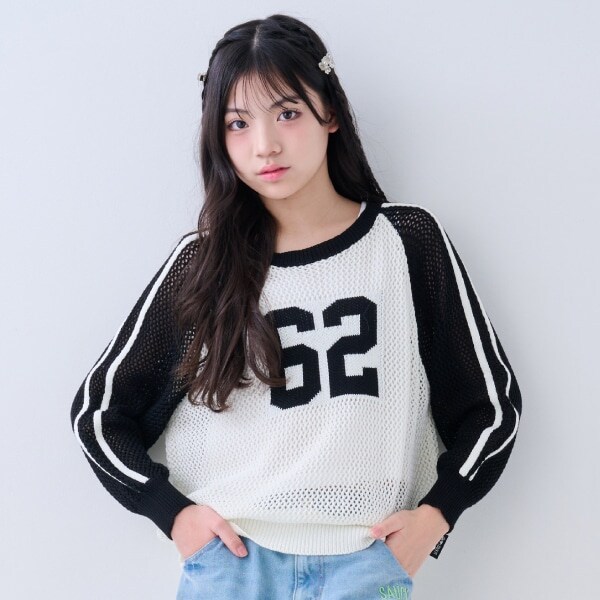 ナンバーニットタンクトップセット