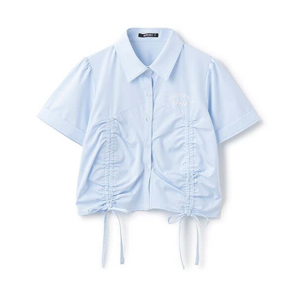 フロントドロストブラウス