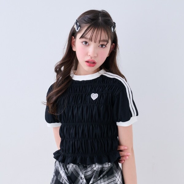 【大好評につき再入荷】シャーリングTシャツ