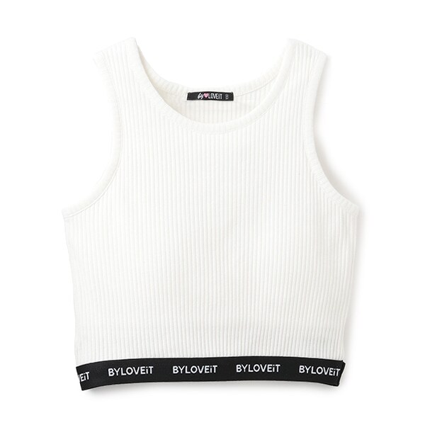 パット入りクロップドタンク