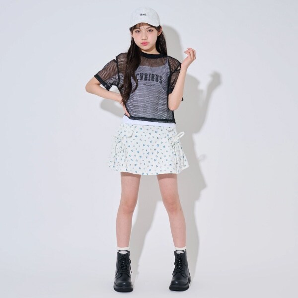 【ニコ☆プチ掲載】ポケットリボンスカート