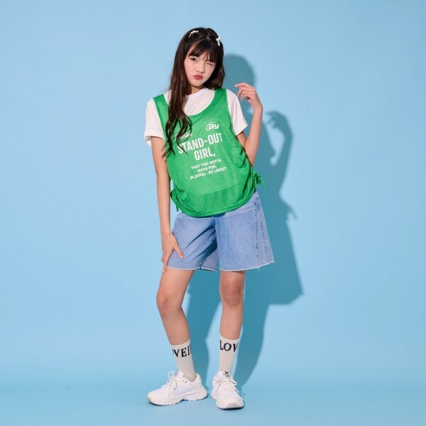 【Cuugal掲載】レース付きハーフパンツ