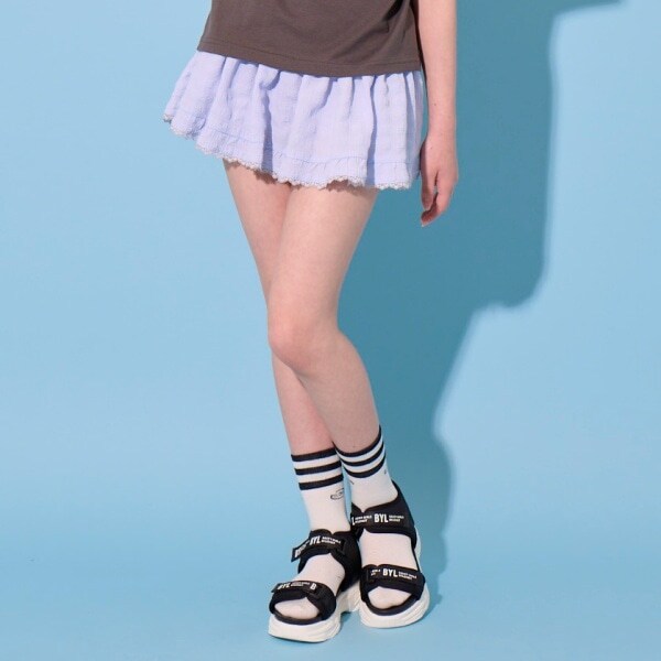 【ニコ☆プチ掲載】【大好評につき再入荷】ティアードスカート