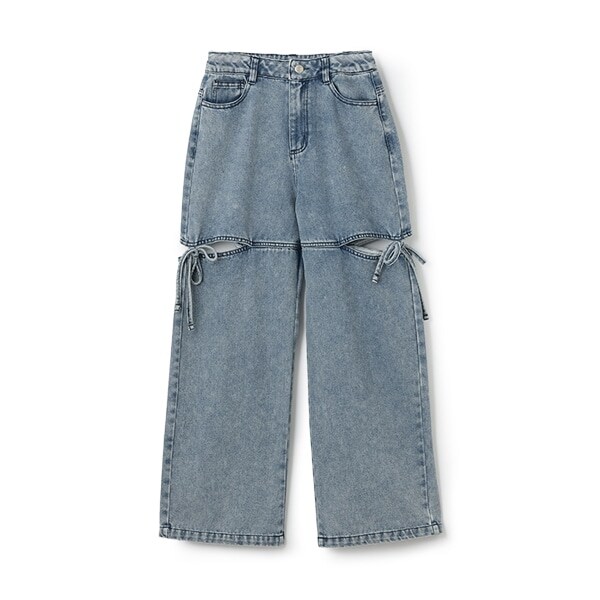 【ニコ☆プチ・Cuugal掲載】リボンスリットパンツ