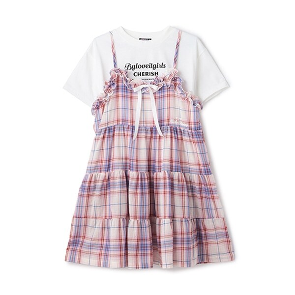 ティアードキャミワンピースTセット