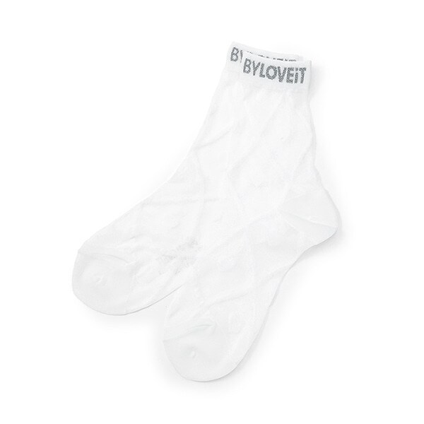 シアーハートクルーソックス