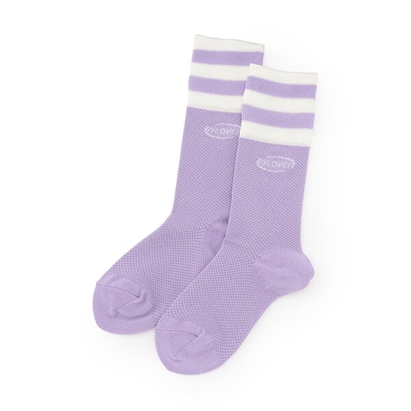 メッシュラインクルーソックス