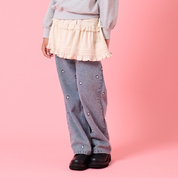 コール楊柳ティアードスカート